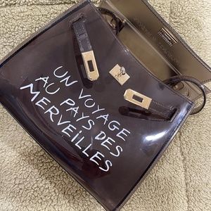 Un Voyage Au Pays Merveilles PU Tote/Crossbody Bag